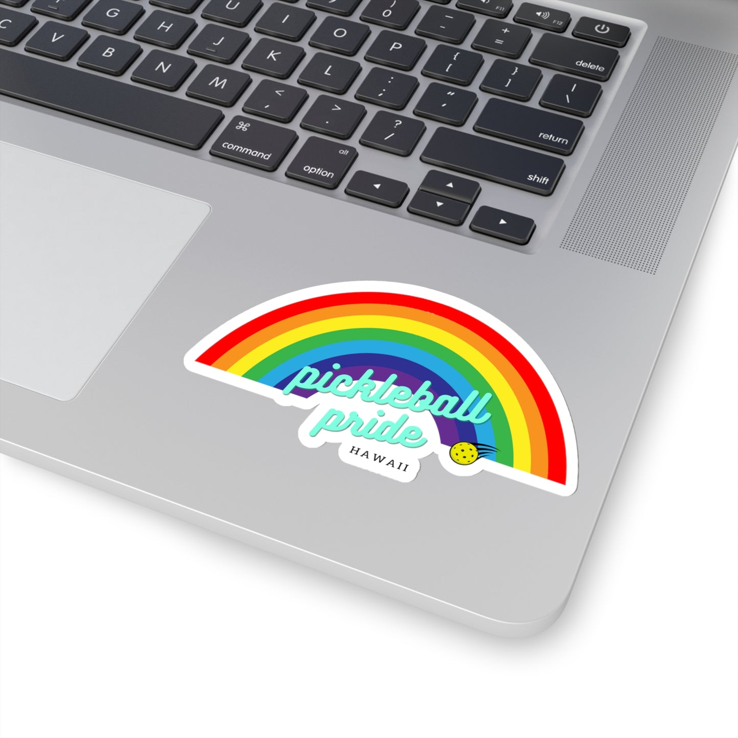 Pickleball Pride in Hawaii Sticker