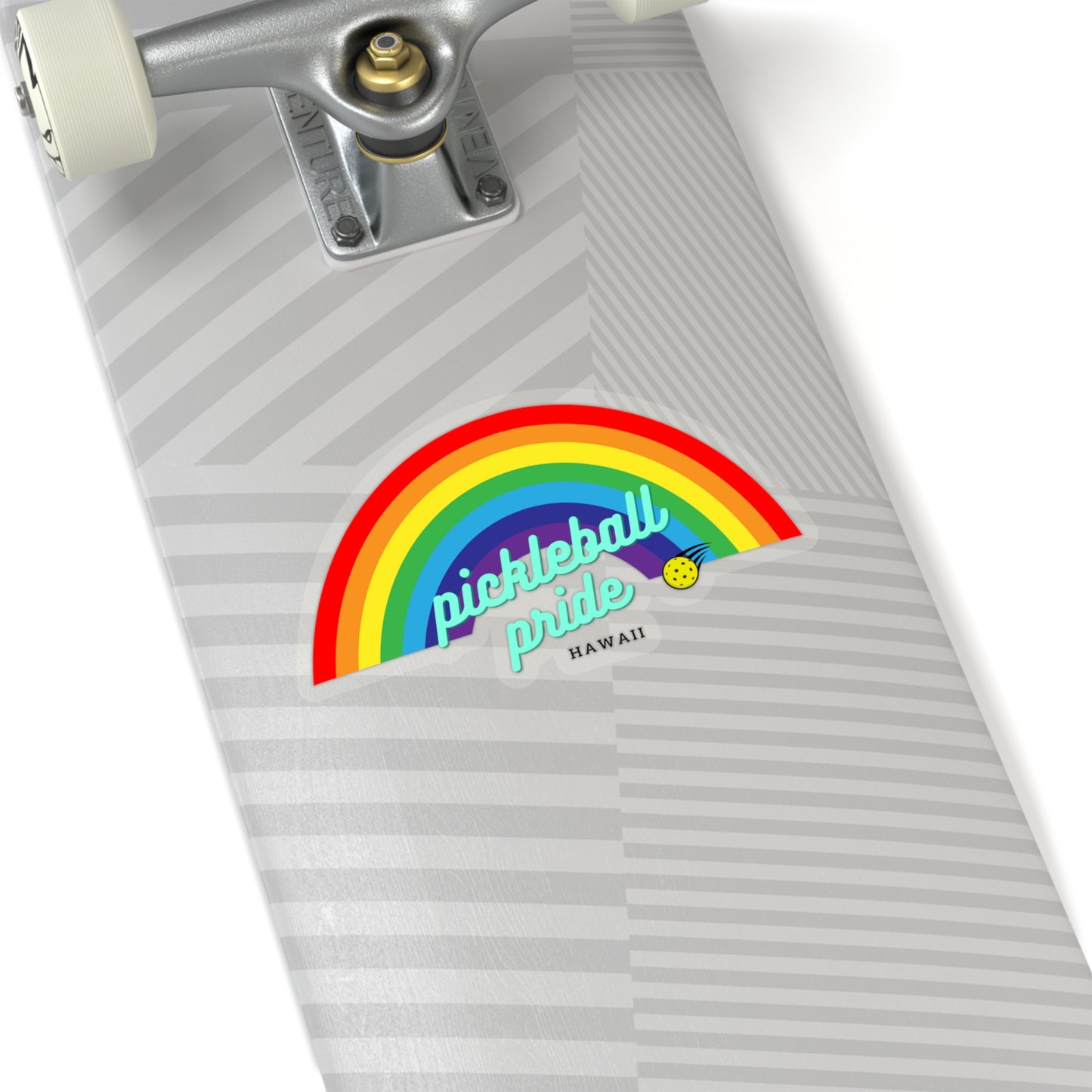 Pickleball Pride in Hawaii Sticker