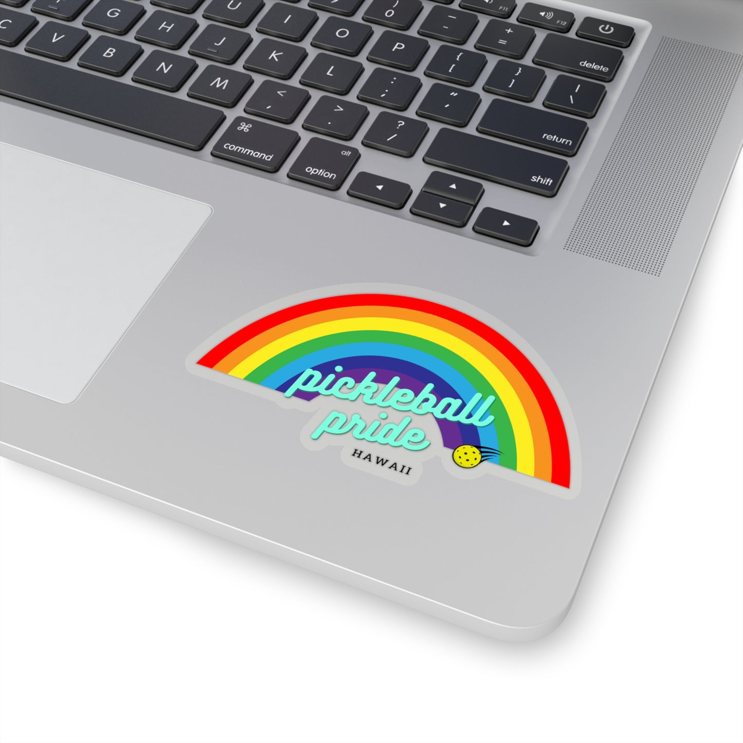Pickleball Pride in Hawaii Sticker