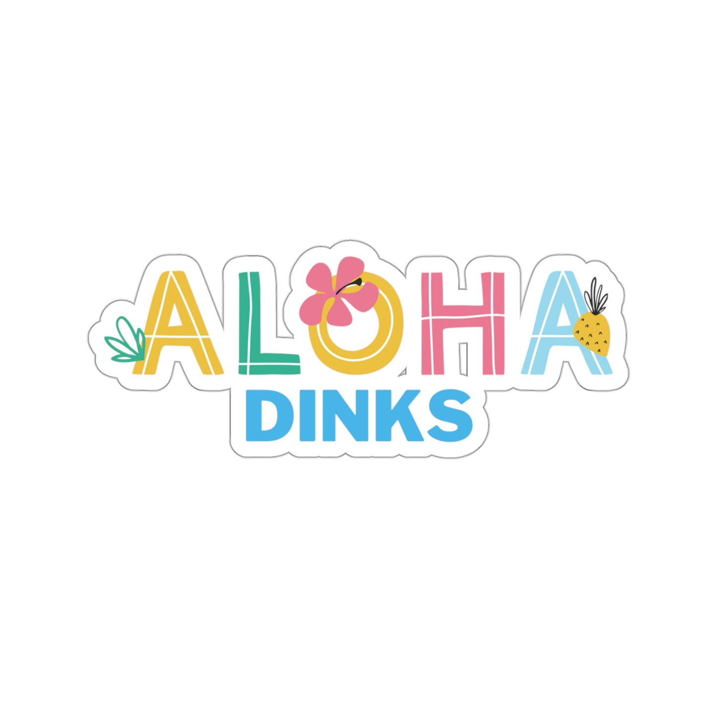 Aloha Dinks Sticker