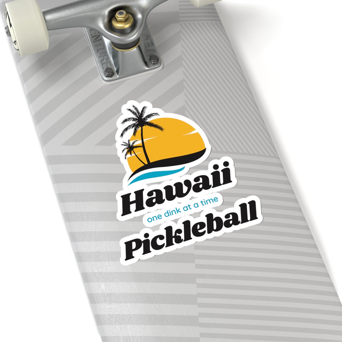 Hawaii Pickleball Under the Hawaiian Sun Sticker